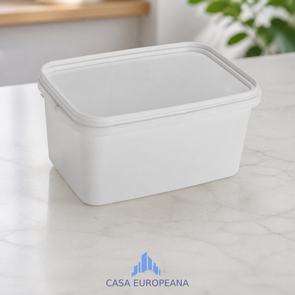 Caldare Alim 2.5L dreptunghi P3 alb TB-00004139