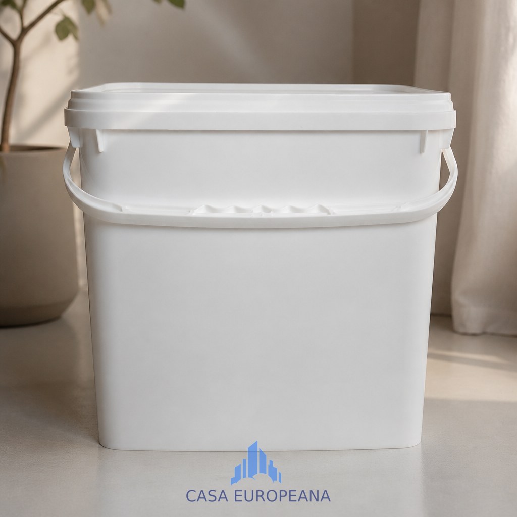 Caldare Alim 10L dreptunghiP3 alb TB -00004215