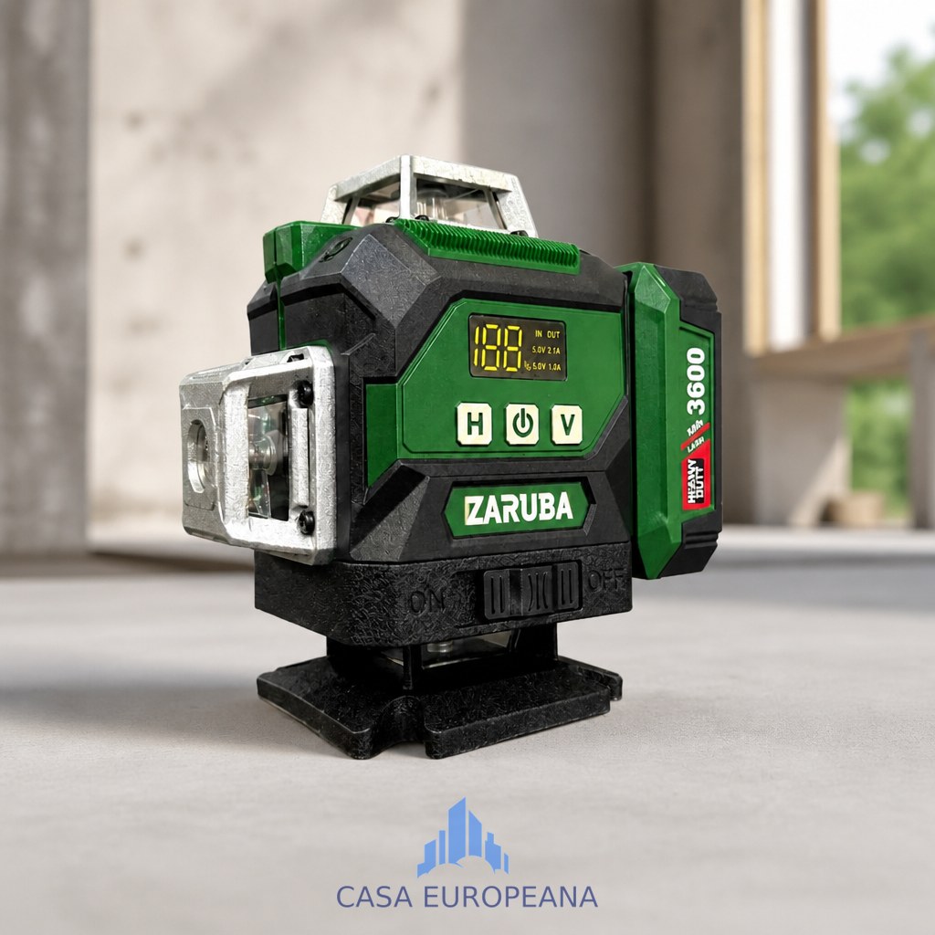 Nivela laser 4D cu stativ Zaruba ZB-1214 AC